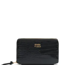 Кошелек на молнии с эффектом кожи крокодила Кошелек на молнии с эффектом кожи крокодила