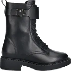 Ботинки на шнуровке с пряжкой