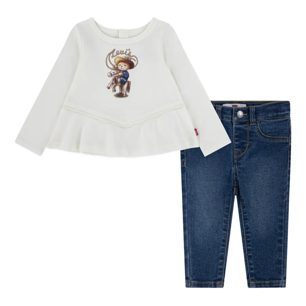 Комплект из топа и брюк с карманами