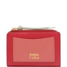 Кошелек с панельным дизайном и застежкой-молнией