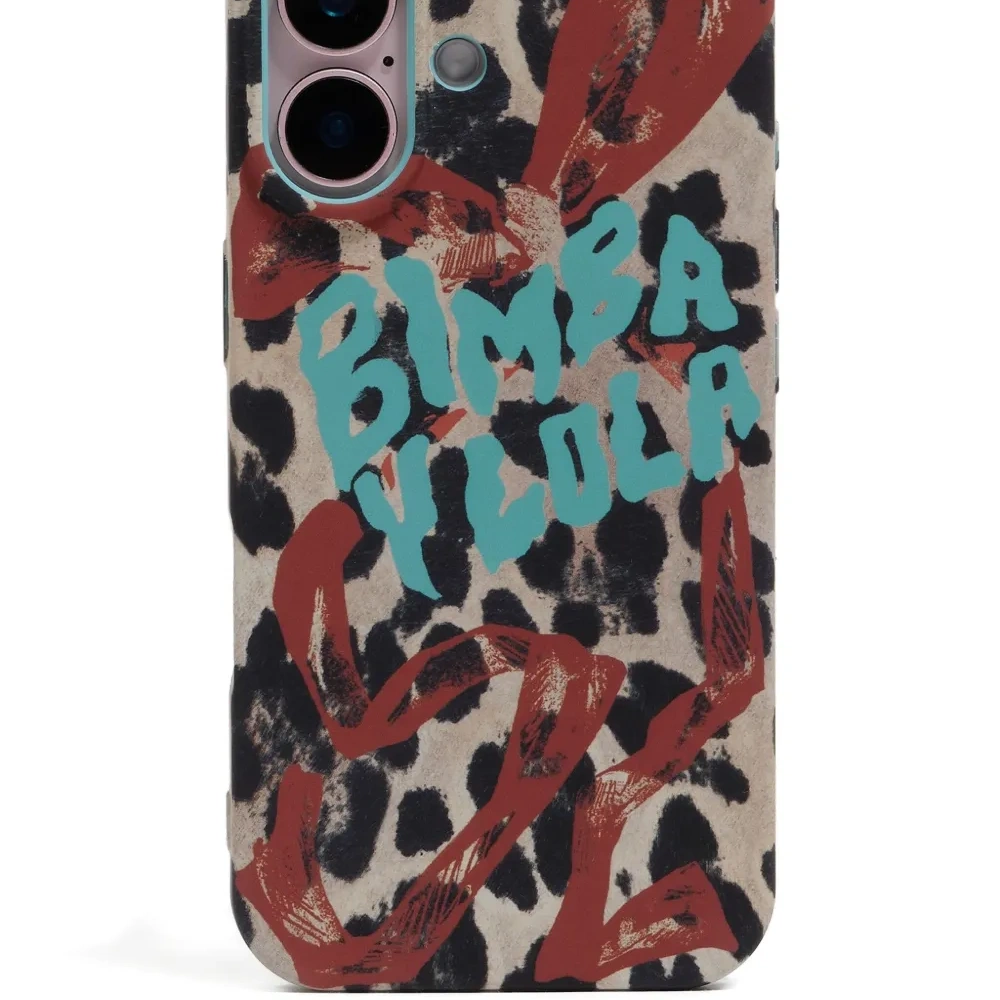 Чехол для iPhone 16 с леопардовым принтом