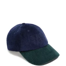 Вельветовая бейсболка в двух тонах