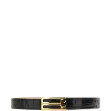 Ремень с пряжкой-логотипом