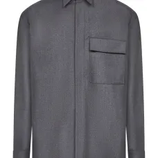Рубашка с клапанами на пуговицах