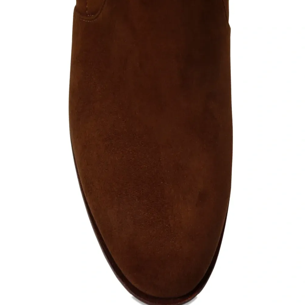 Ботильоны-носки на устойчивом каблуке