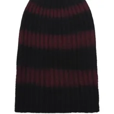 Вязаная шапка в полоску Вязаная шапка в полоску