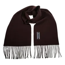 Шарф с нашивкой-логотипом