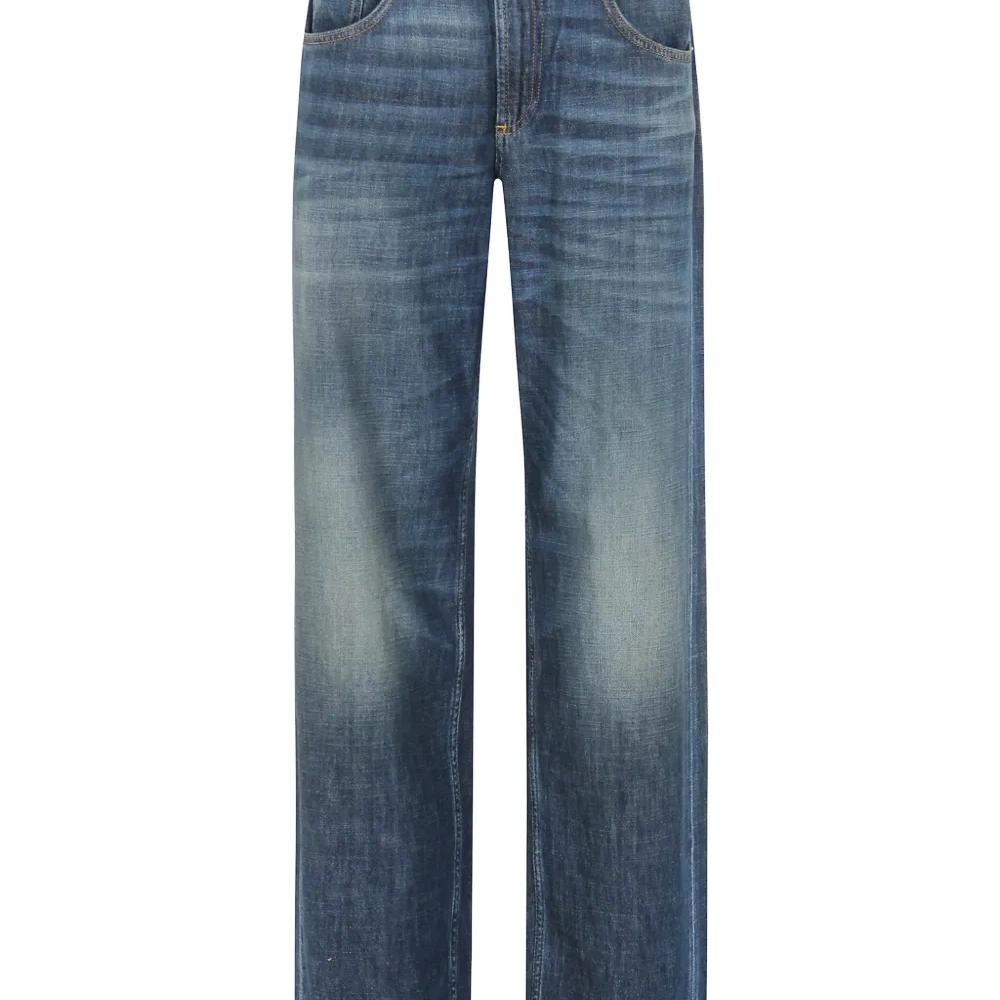 Брюки с эффектом выцветания