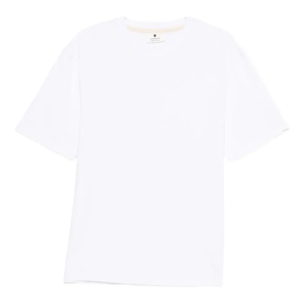 Футболка с круглым вырезом и короткими рукавами