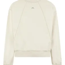 Свитшот из хлопка с вставками