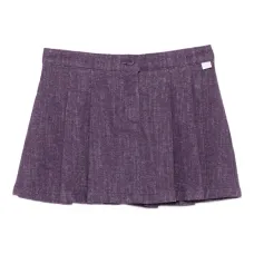 Плиссированная юбка на пуговицах