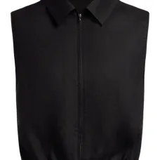 Льняная рубашка на молнии