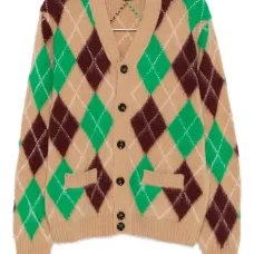 Кофта с узором "аргайл"