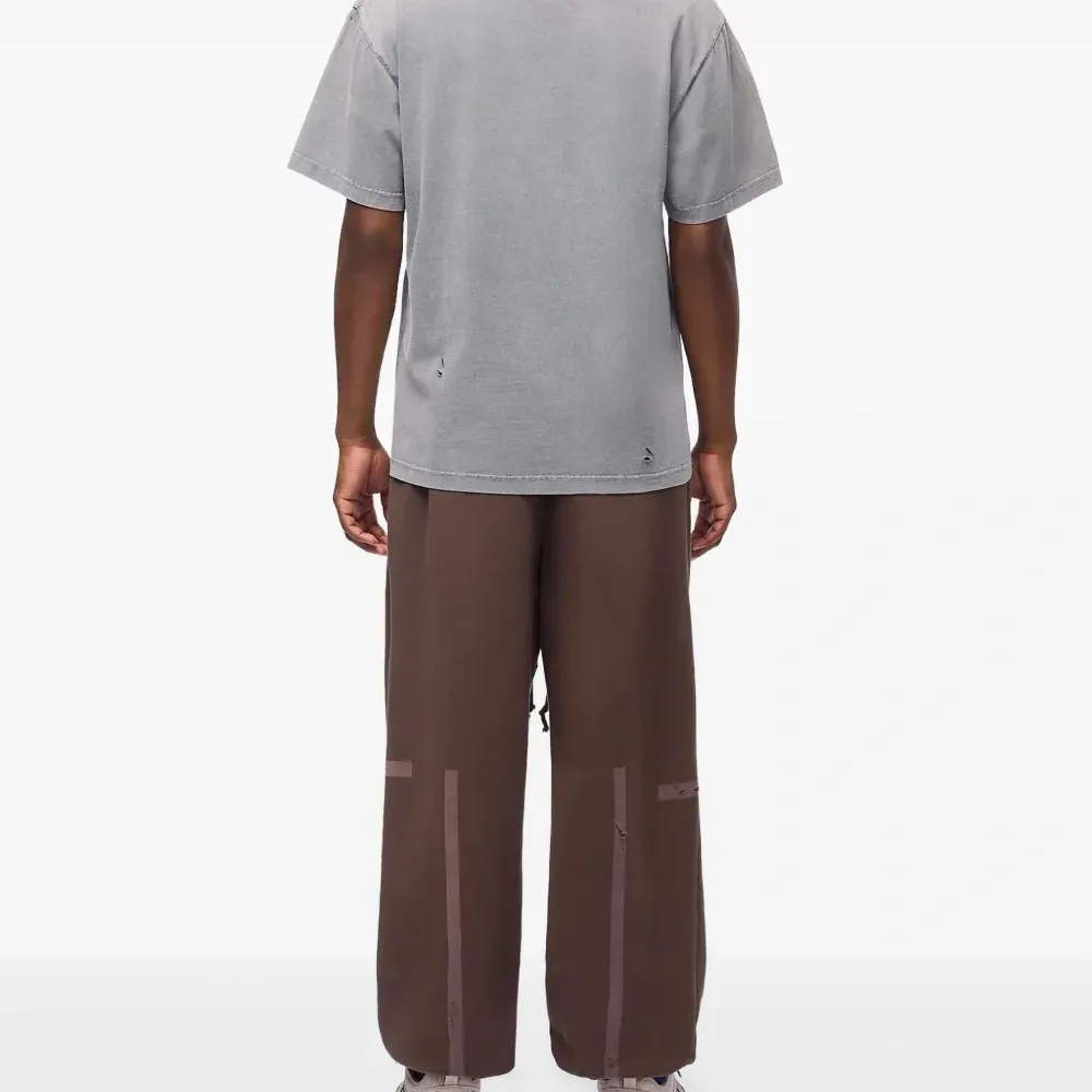 Футболка из хлопка с эффектом потертости