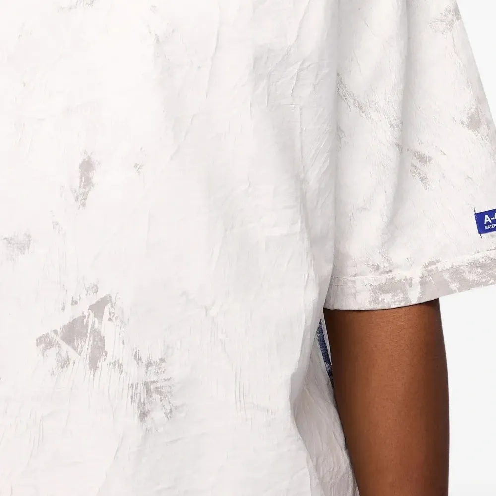 Футболка из хлопка с эффектом мрамора