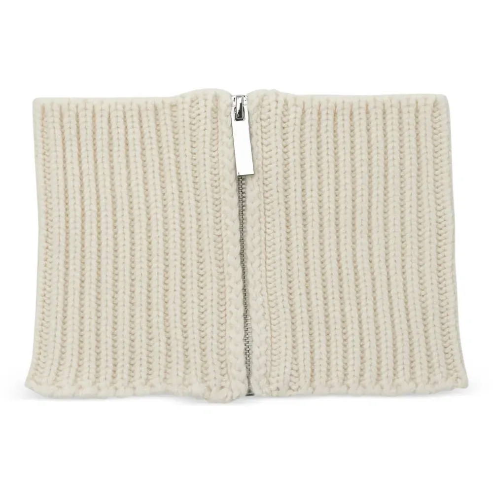 Шарф в рубчик на молнии