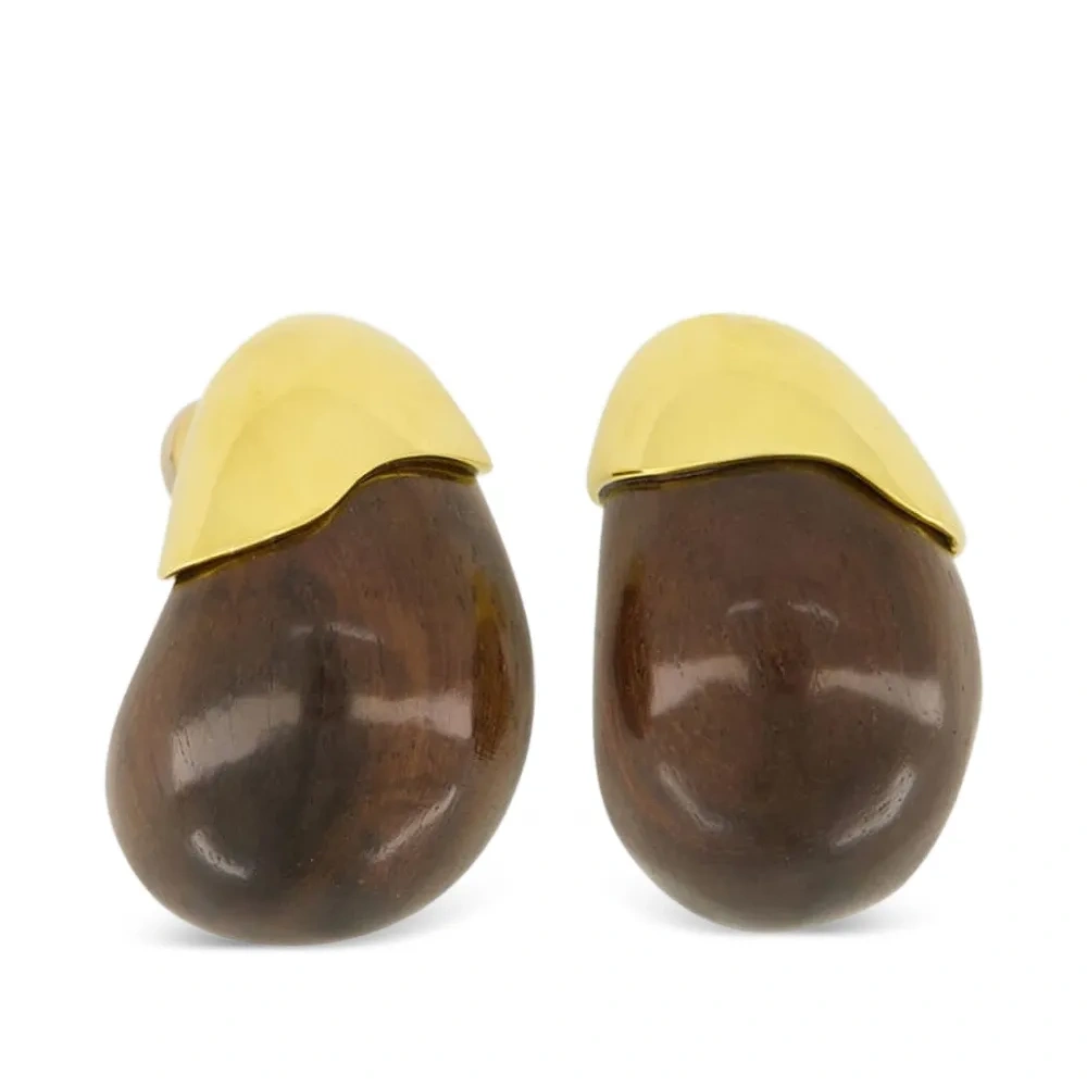 Деревянные серьги