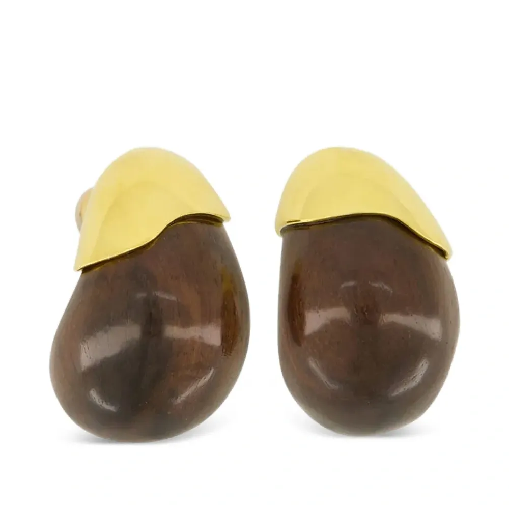 Деревянные серьги