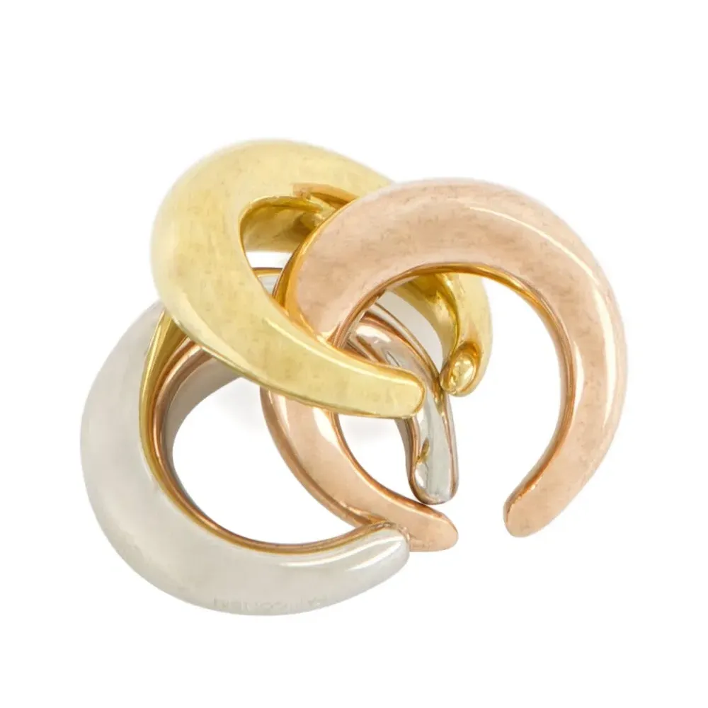 Серьга-кафф в форме полумесяца