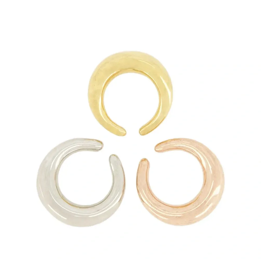 Серьга-кафф в форме полумесяца