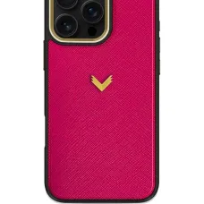 Чехол для iPhone 16 Pro Max из сафьяновой кожи