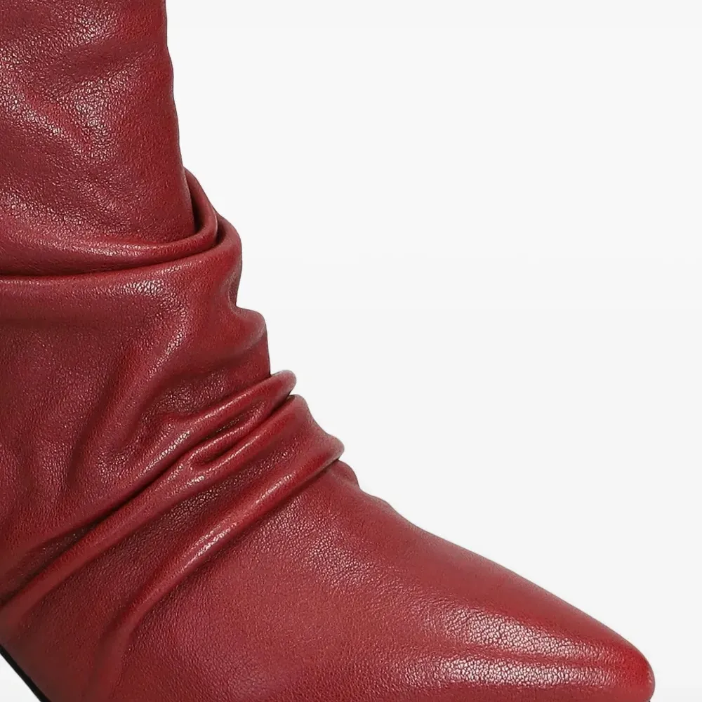 Сапоги Laika со сборкой, каблук 55 мм Сапоги Laika со сборкой, каблук 55 мм