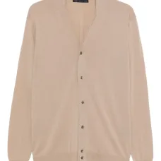 Кардиган на пуговицах с V-образным вырезом