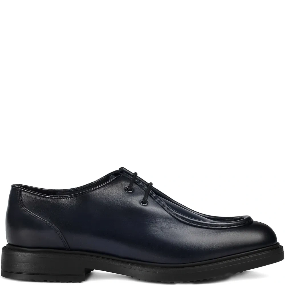 Кожаные дерби на шнуровке