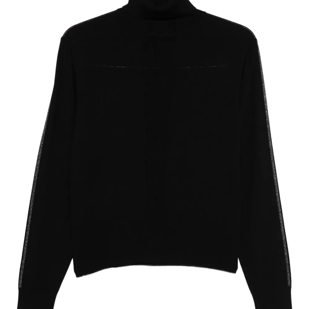 Свитер с воротником-стойкой