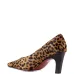 Туфли-лодочки на каблуке 50 мм с леопардовым принтом и заострённым носком