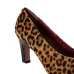 Туфли-лодочки на каблуке 50 мм с леопардовым принтом и заострённым носком