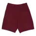 Шорты из букле бордового цвета