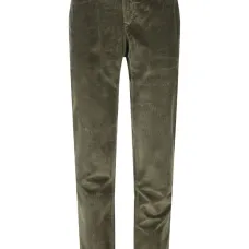 Брюки с отделкой в рубчик