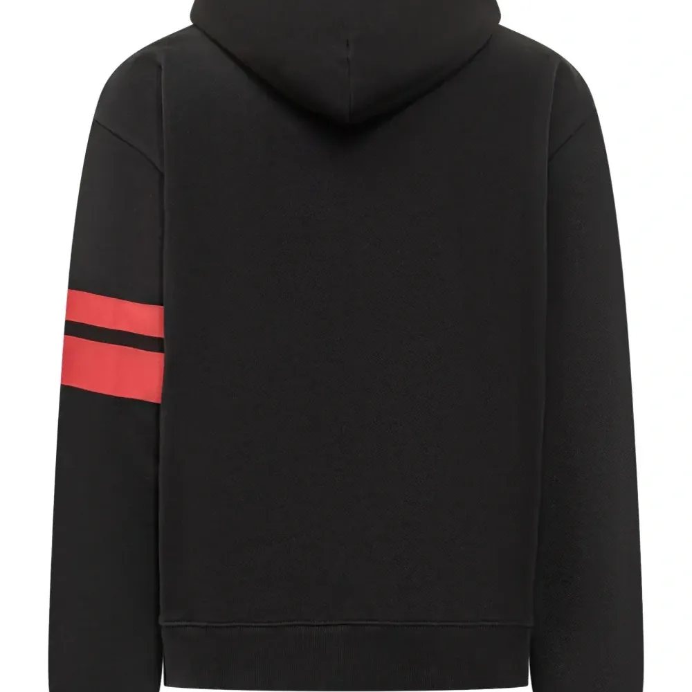 Худи с полосатыми рукавами