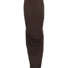 Юбка макси с драпировкой