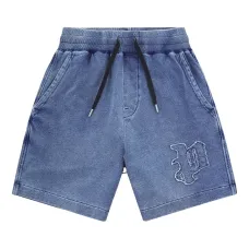 Шорты с вышитым логотипом