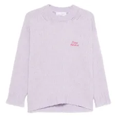 Свитер с круглым вырезом