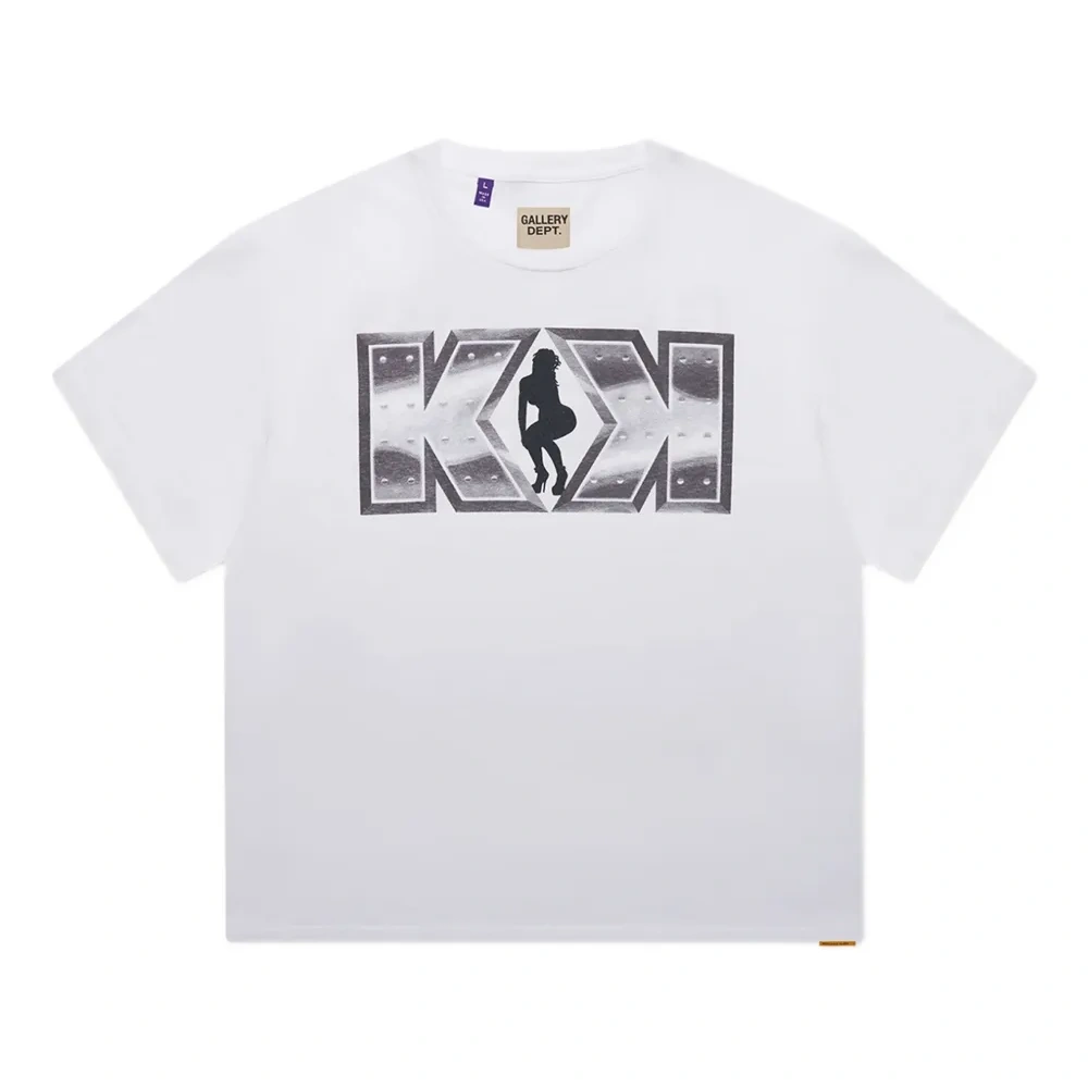 Футболка из хлопка с графическим принтом