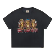 Хлопковая футболка с принтом обезьяны "Ничего не вижу"