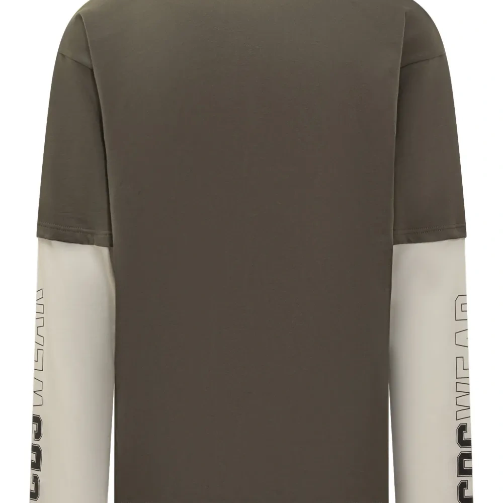 Многослойная футболка с длинными рукавами