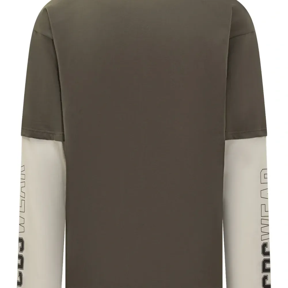 Многослойная футболка с длинными рукавами