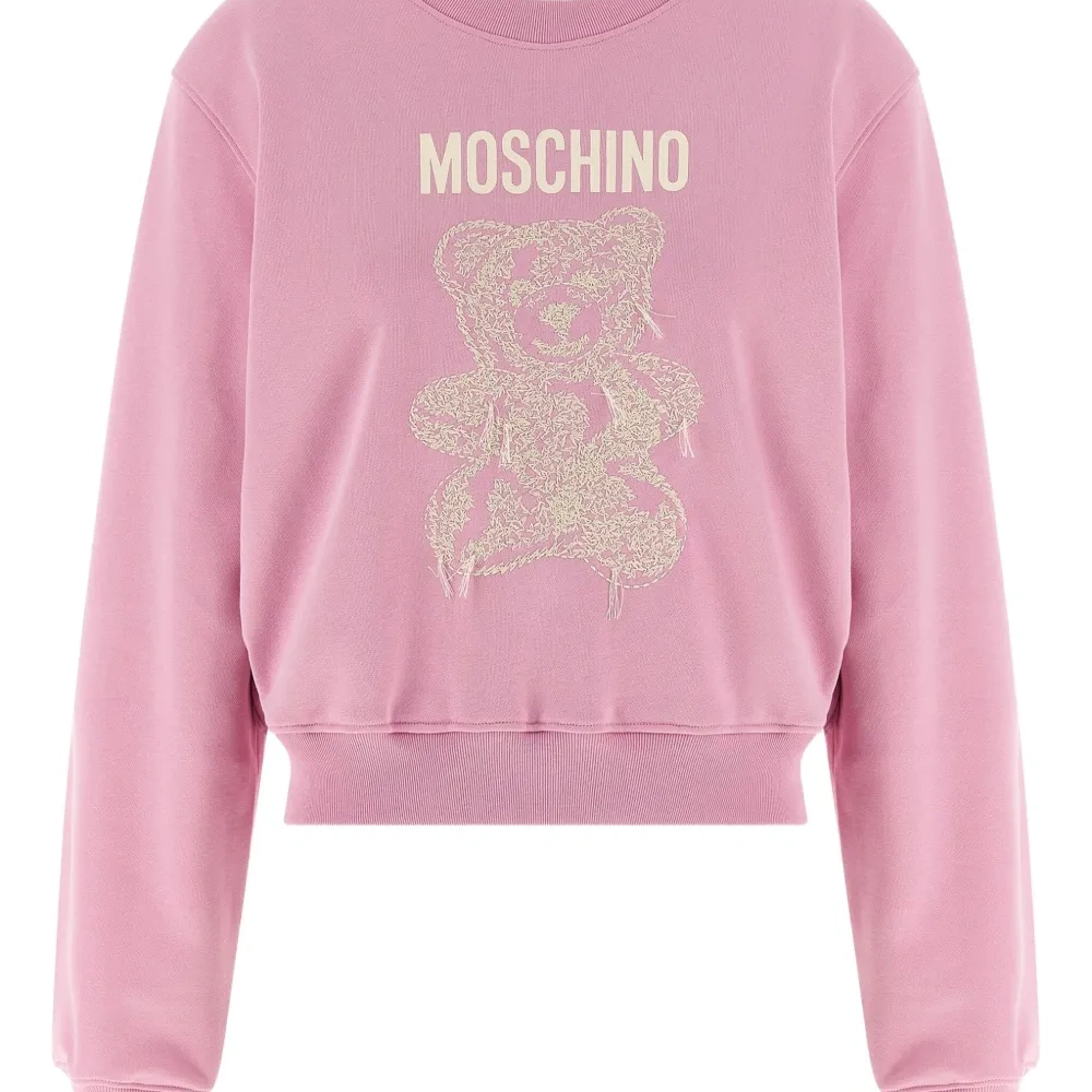 Свитшот с вышивкой в виде мишки