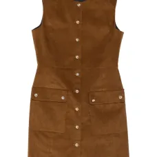 Платье с круглым вырезом