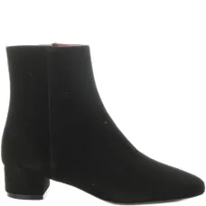 Замшевые ботильоны на молнии Замшевые ботильоны на молнии