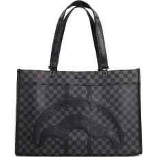 Клетчатая сумка-тоут