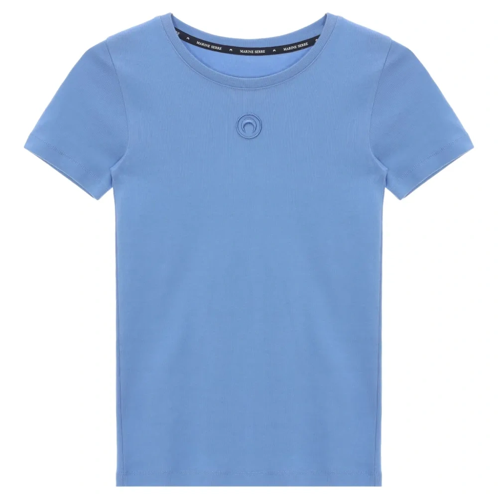 Рифленая футболка с логотипом "Луна" Рифленая футболка с логотипом "Луна"