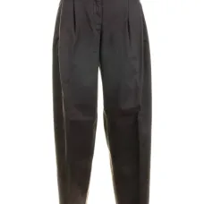 Брюки со складками спереди