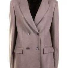 Двубортный пиджак из шерсти