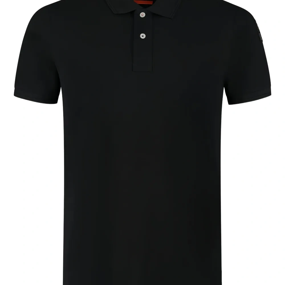 Поло с нашивкой-логотипом