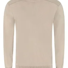 Свитер с круглым вырезом